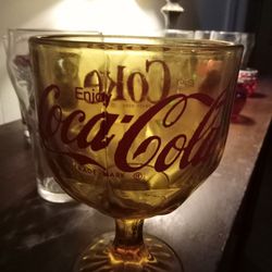Vintage Coca Cola Goblet 