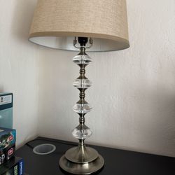 Table Lamp with Fabric Shade