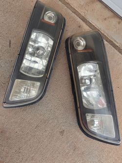 Set of 2 Car Headlights for 1987 to 1993 Ford Mustang