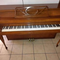 Whitne- upright-piano-w/storage-bench-designed'by"Kimball