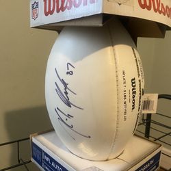 Gronk Signed Football 