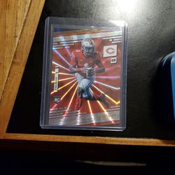 Justin Fields 2021 Prestige Xtra Points Sunburst Rc 203 Bears Ohio