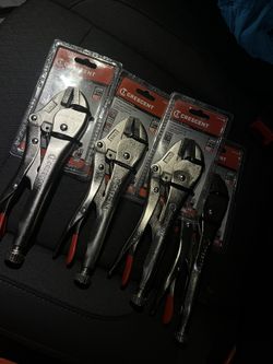 Crescent Straight Jaw Locking Plier
