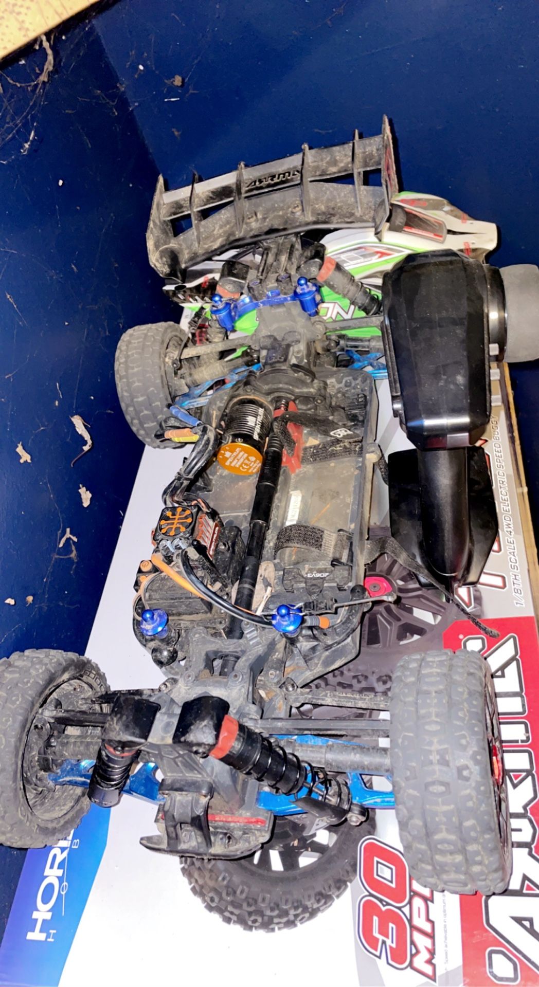 Typhon Mega RC Car Upgraded 60 + MPH