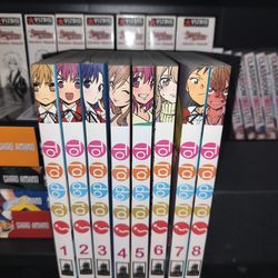 Toradora Vol 1-8 English OOP Manga