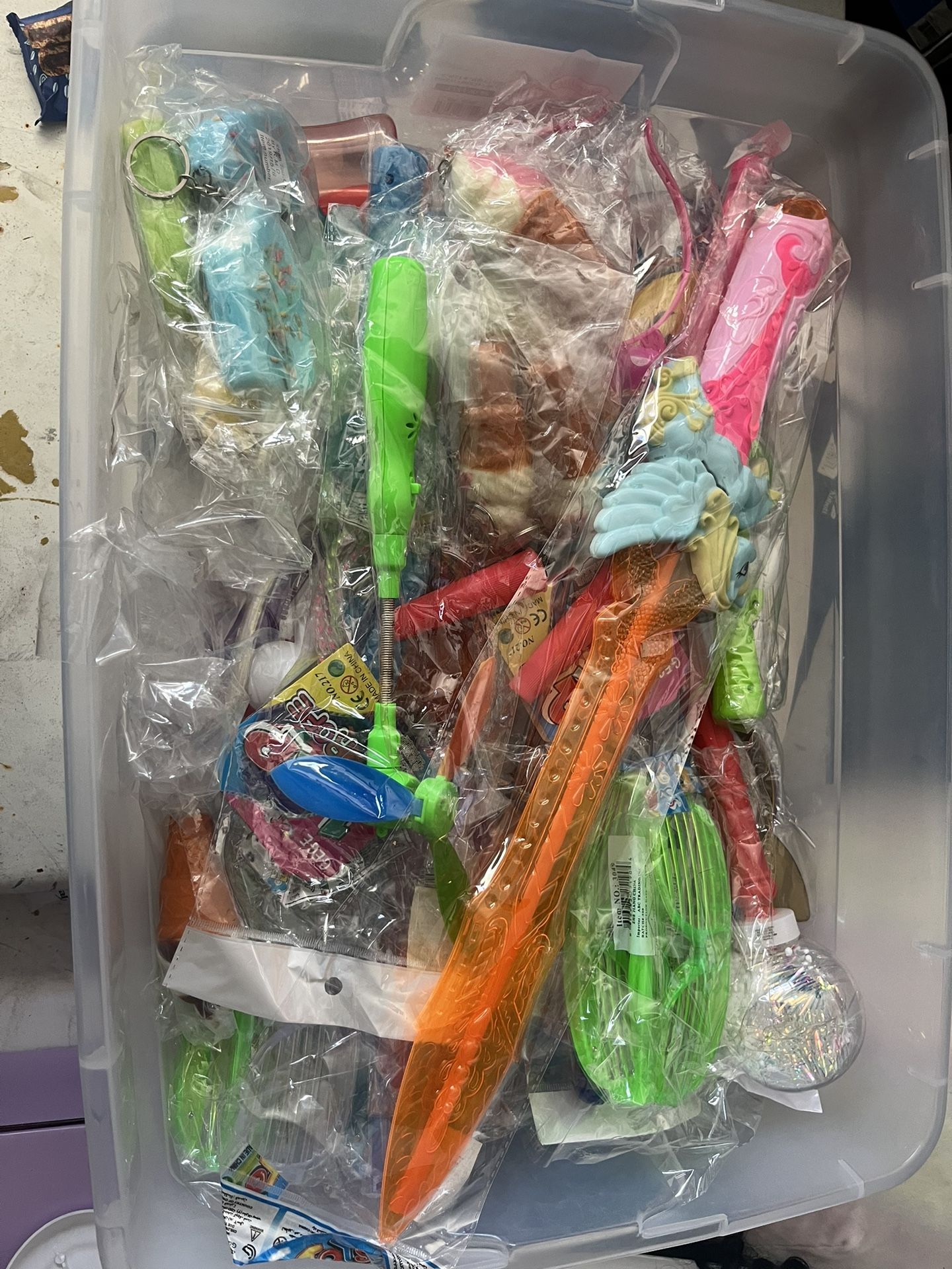 Box Of Light Up Kids Toys