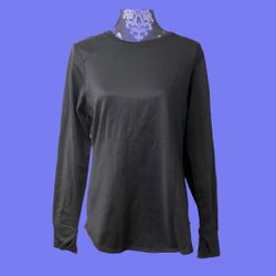 Cuddl Duds Black Long Sleeve Thermal 