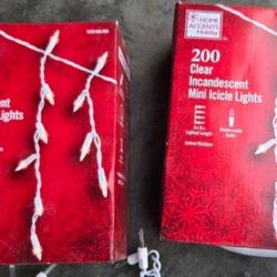 Christmas Lights New And Used Icicle Lights