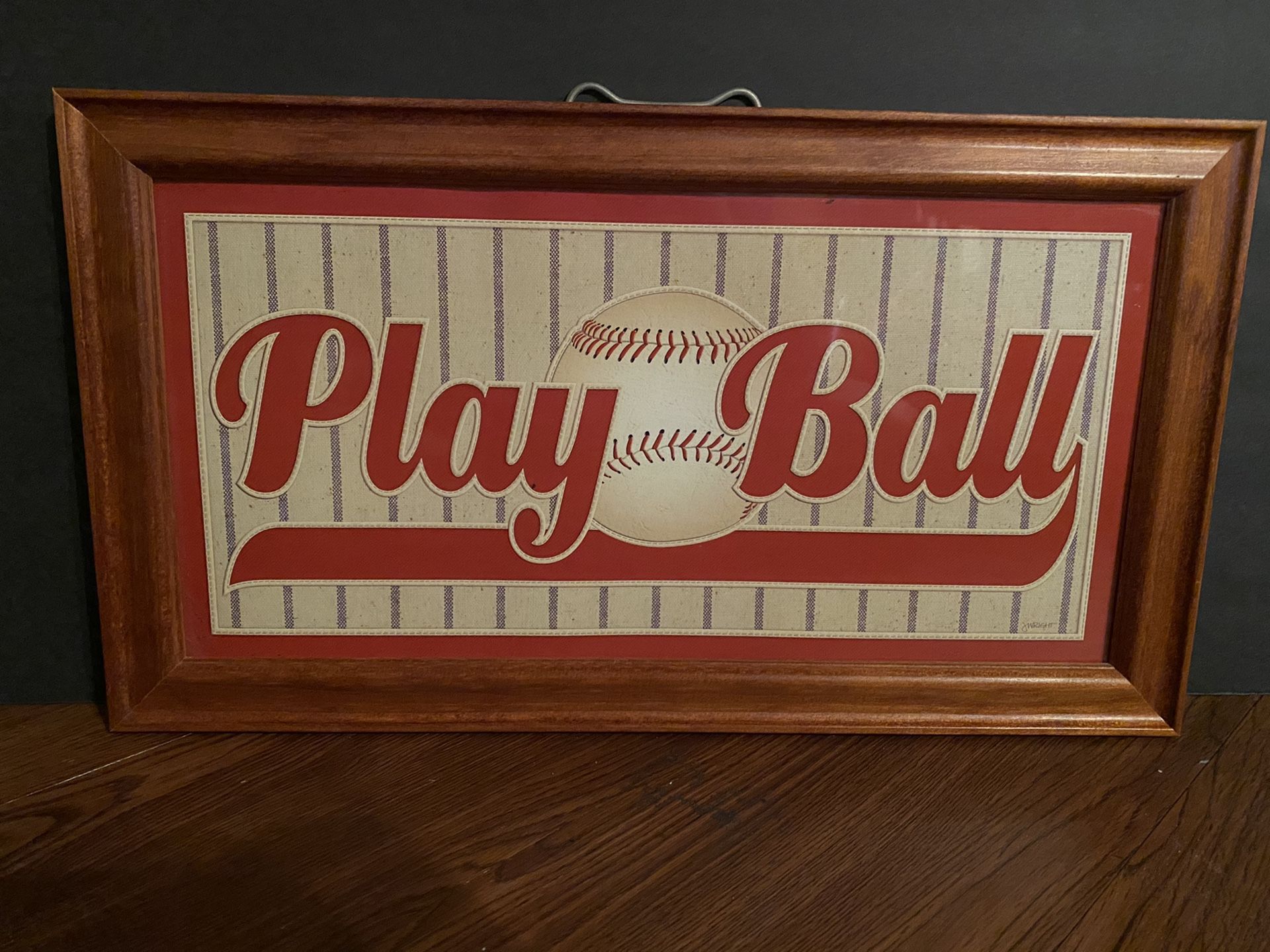 Play ball picture frame