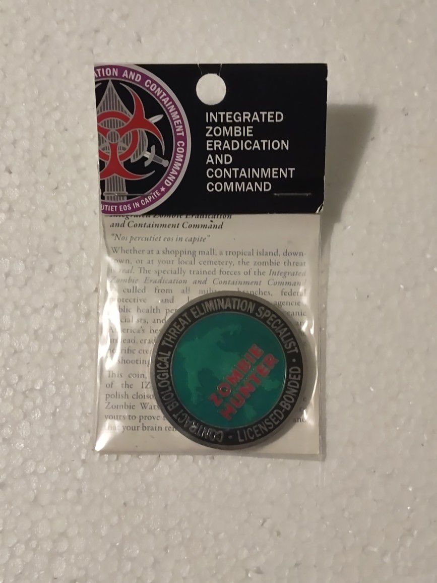 New Northwest Territorial Mint Contract Zombie Hunter Coin