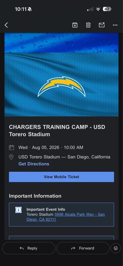 Chargers training camp