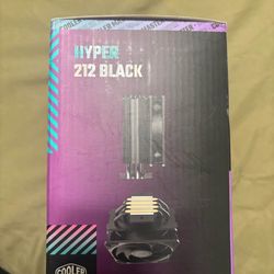 Cooler Master 212 Black CPU Air Cooler NEW