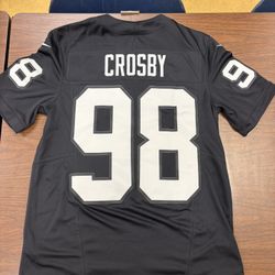 Nike Las Vegas Raiders #98 Maxx Crosby Jersey Size Small