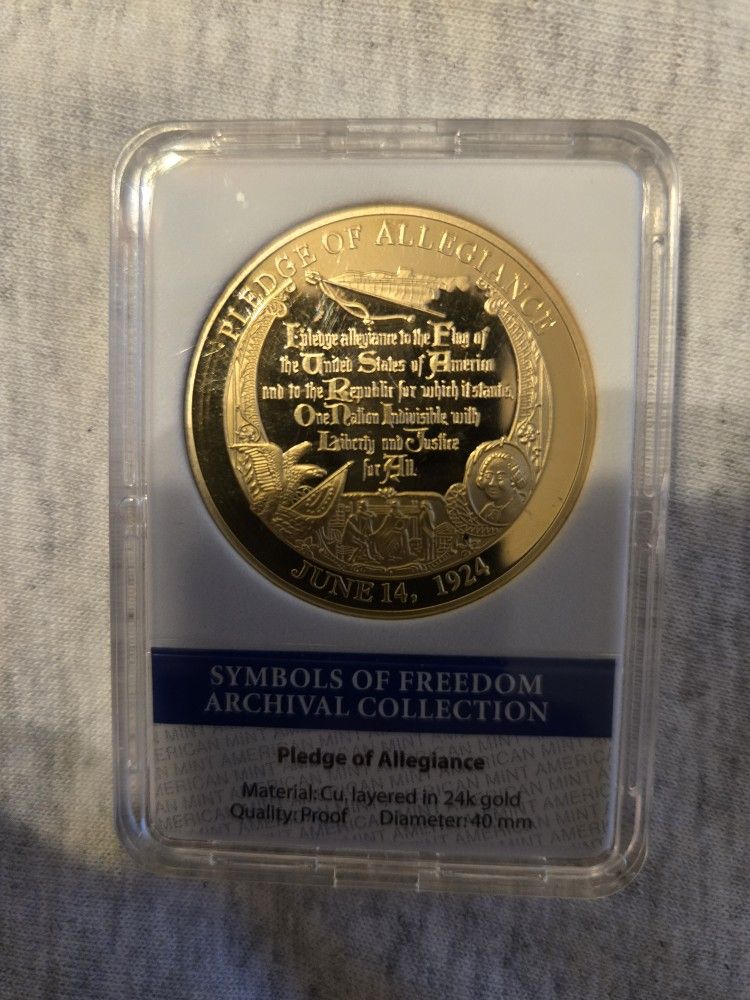 American Mint Symbols of Freedom Pledges Coin