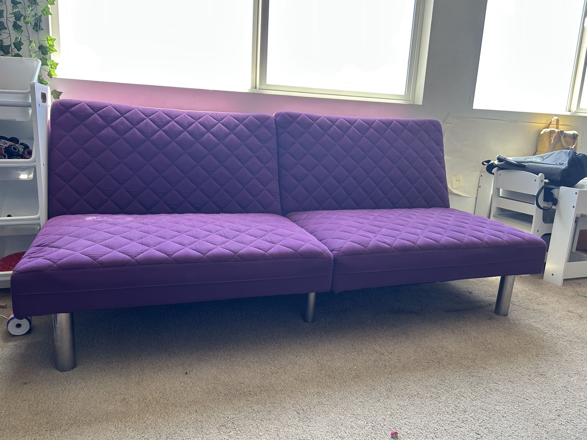 Purple Futon Couch