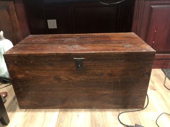 Two Wooden Trunks For Sale