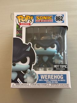 Sonic Werehog 862 Hot Topic Exclusive Funko Pop