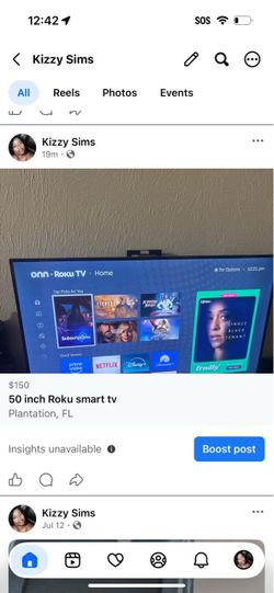 ONN 50 Inch Roku Smart TV