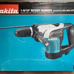 Makita HR4002 10 Amp 1-9/16 in. Corded SDS-MAX Concrete/Masonry Rotary Hammer Drill with Side Handle and Hard Case