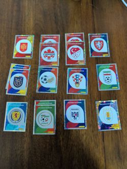 Fifa world cup album emblems.