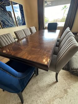 Large Dining Room Table With 2 Leaves