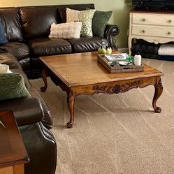 DEAL!! Custom Solid Wood French SQ Coffee Table