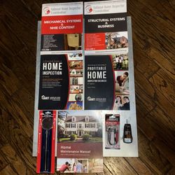 Home Inspector Training & NHIE Exam Prep Books Lot