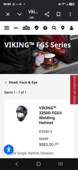 Lincoln welding hood , FGS SERIES
