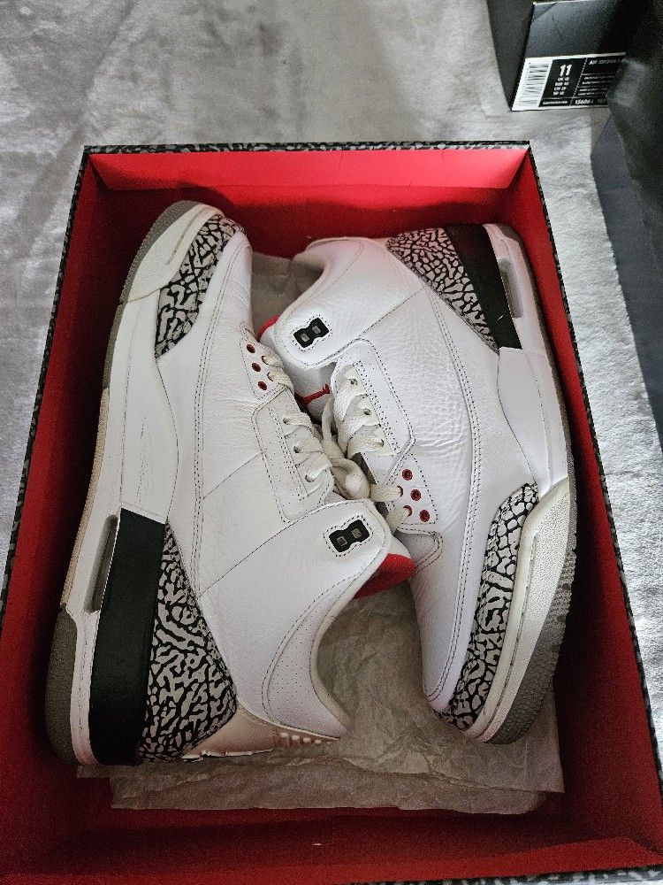 Jordan 3, Size 11, w/ some Blemishes