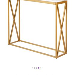 Glass Top Console Table
