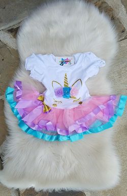 Unicorn dress size 3