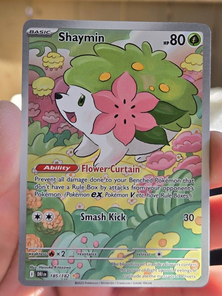 Shaymin Pokémon Card 