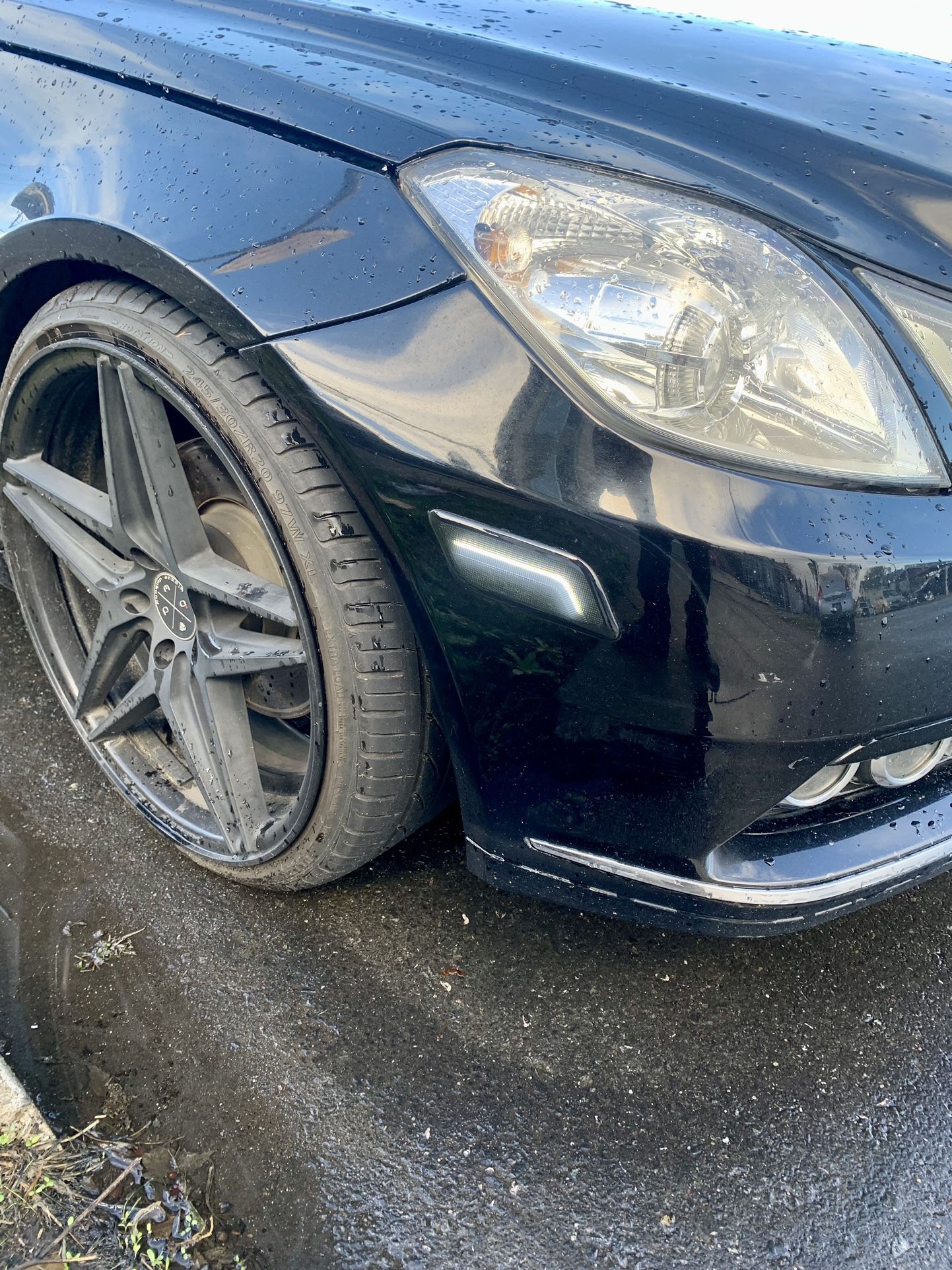 2011 Mercedes Benz E350 Smd Smoked Side Markers