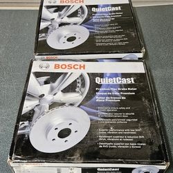 Pair Of New Ford Fusion Bosch Brake Rotors