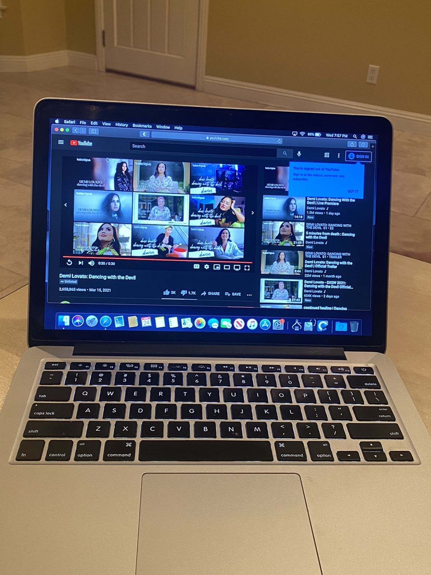 Late 2012/13 MacBook Pro 13 Inch 2.5 i5 8GB 128GB SSD