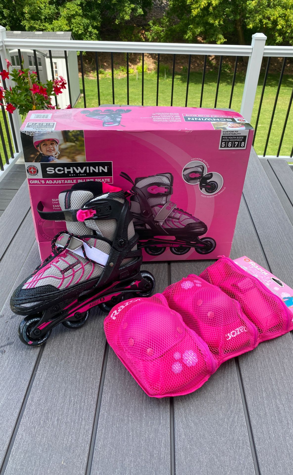 Inline Skates IN BOX Adjustable Girls Sizes 5-8