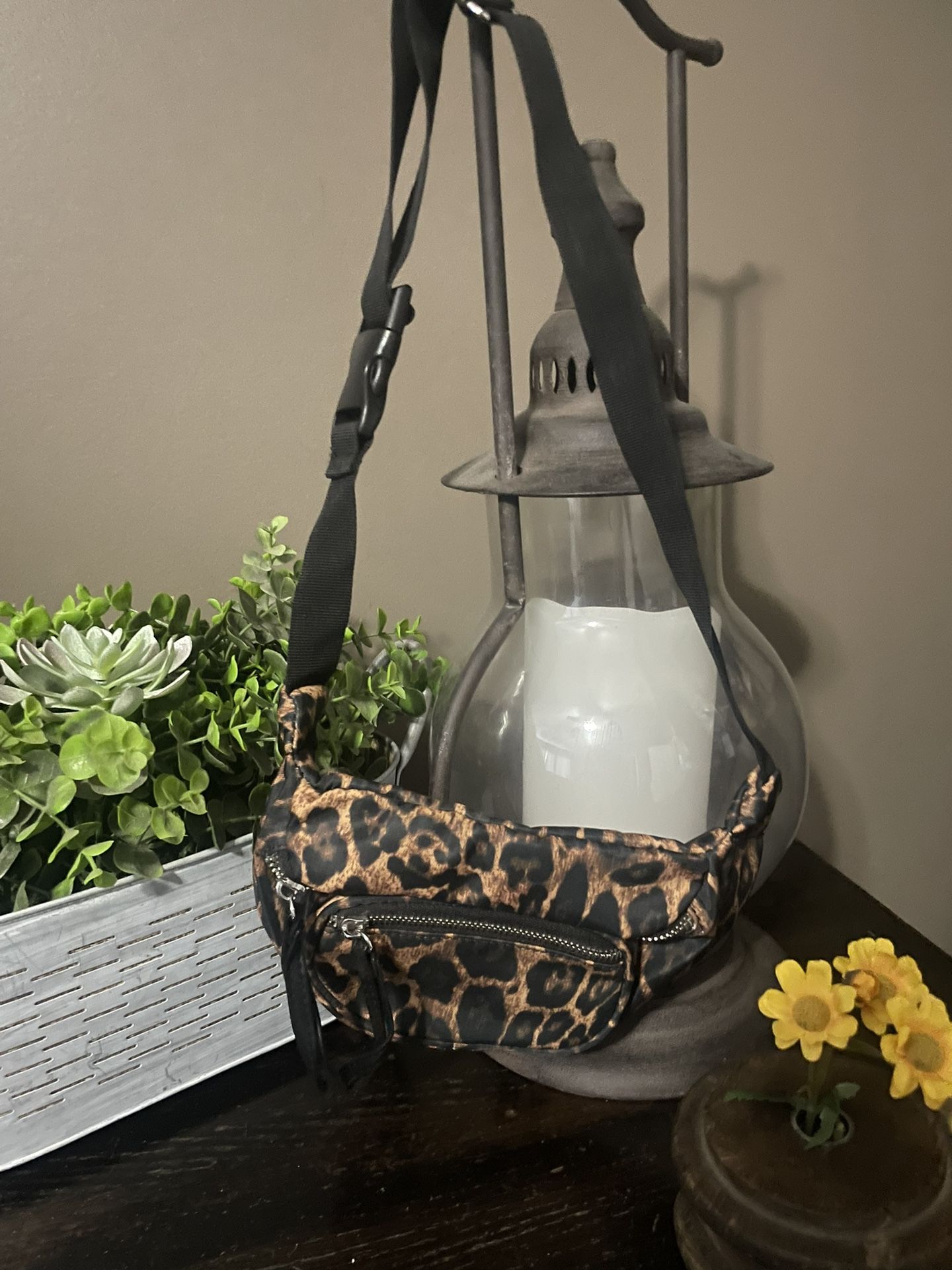Leopard Sling Bag