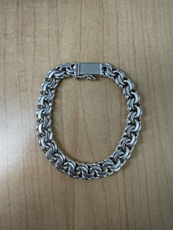 Esclava Tejido Chino 8 Pulgadas 925 Plata