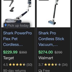 Shark CORDLESS PRO HYPERVELOCITY POWERFUL SUCTION CORDLESS CONVENIENCE