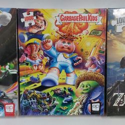 Jigsaw Puzzles Mario Zelda Garbage Pail Kids