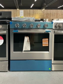 KitchenAid 30-in. 5-burners 5-cu. ft. Slide-In Natural Gas Range w/Air Fry Convection Oven