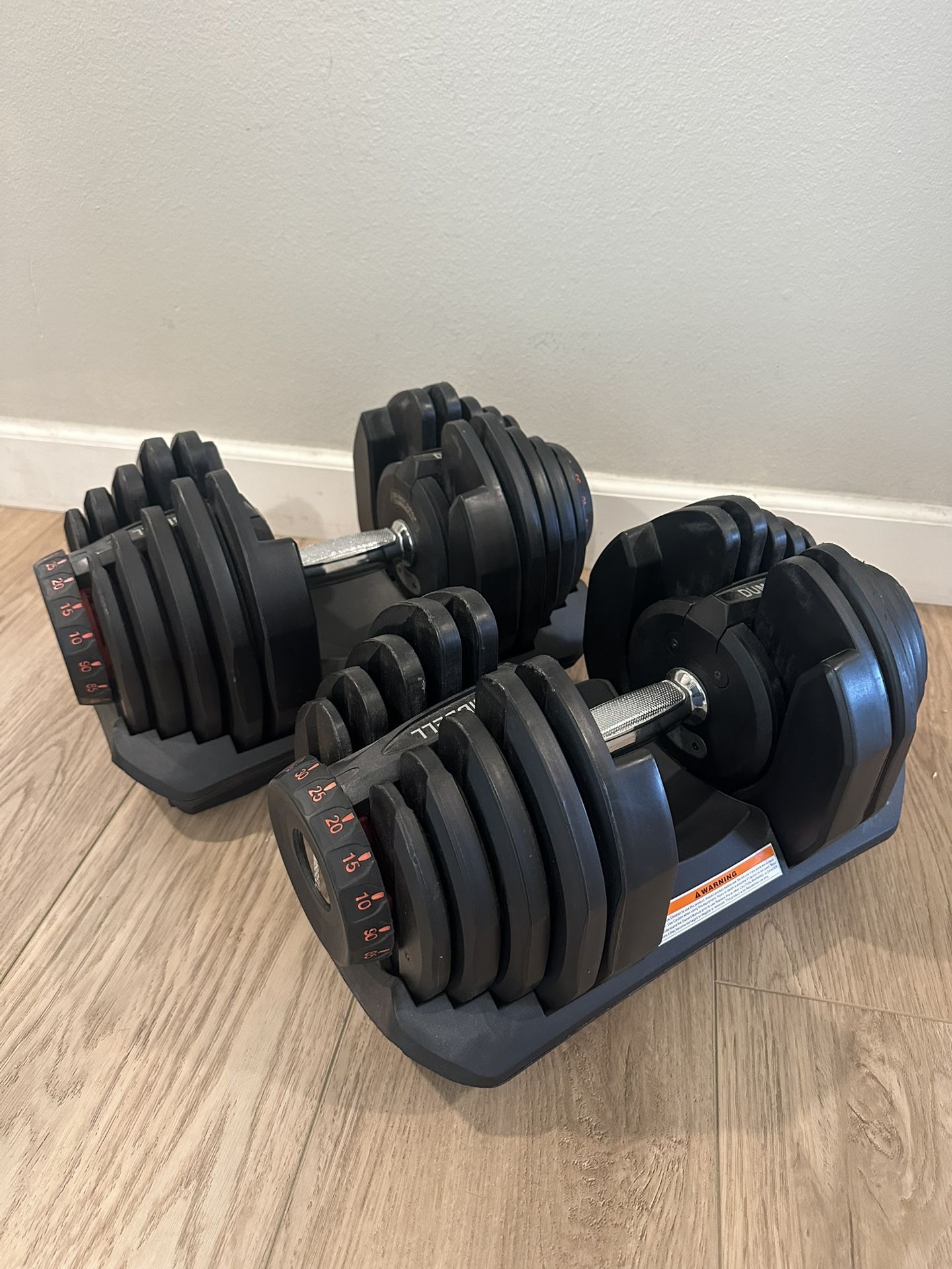 10-90lb Adjustable Dumbbells (pair)