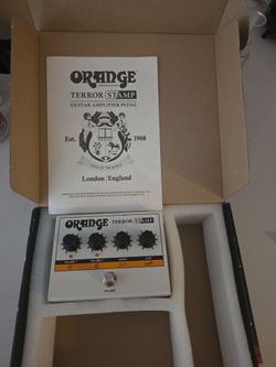 Orange Terror Stamp portable amp 100 OBO / trade