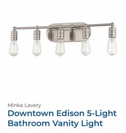 Industrial style lighting fixture, NEW
