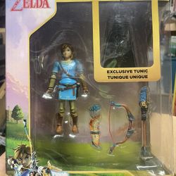 Zelda Breath Of The Wild 6” link Figure Complete