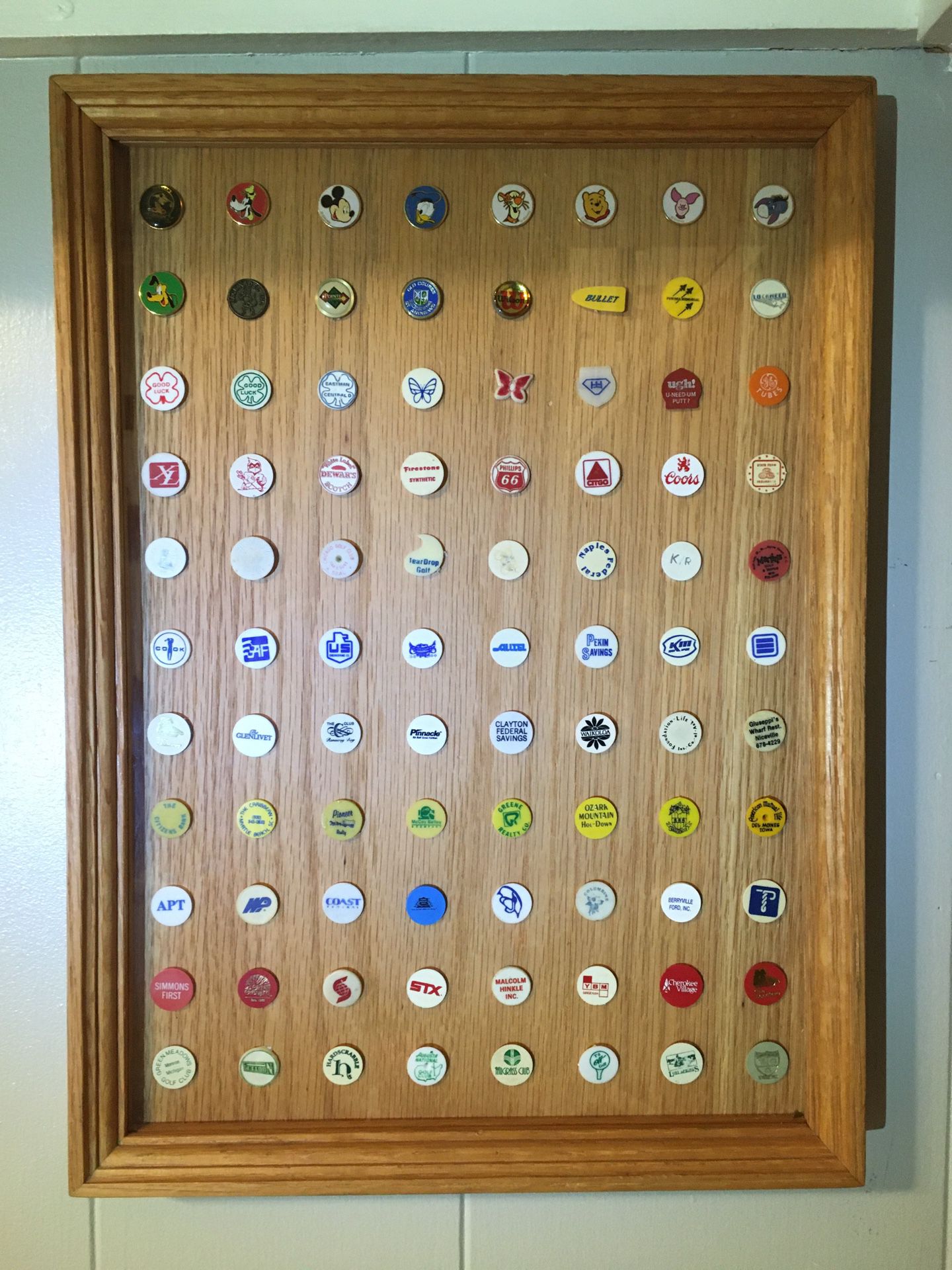 Golf marker collection