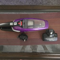 Bissell Pet Hair Eraser Lithium Ion Cordless Hand Vacuum Purple Model 2390A
