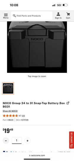 Noco BG31 Battery Box Brand New 100% Good $15 • GARDEN GROVE, CA