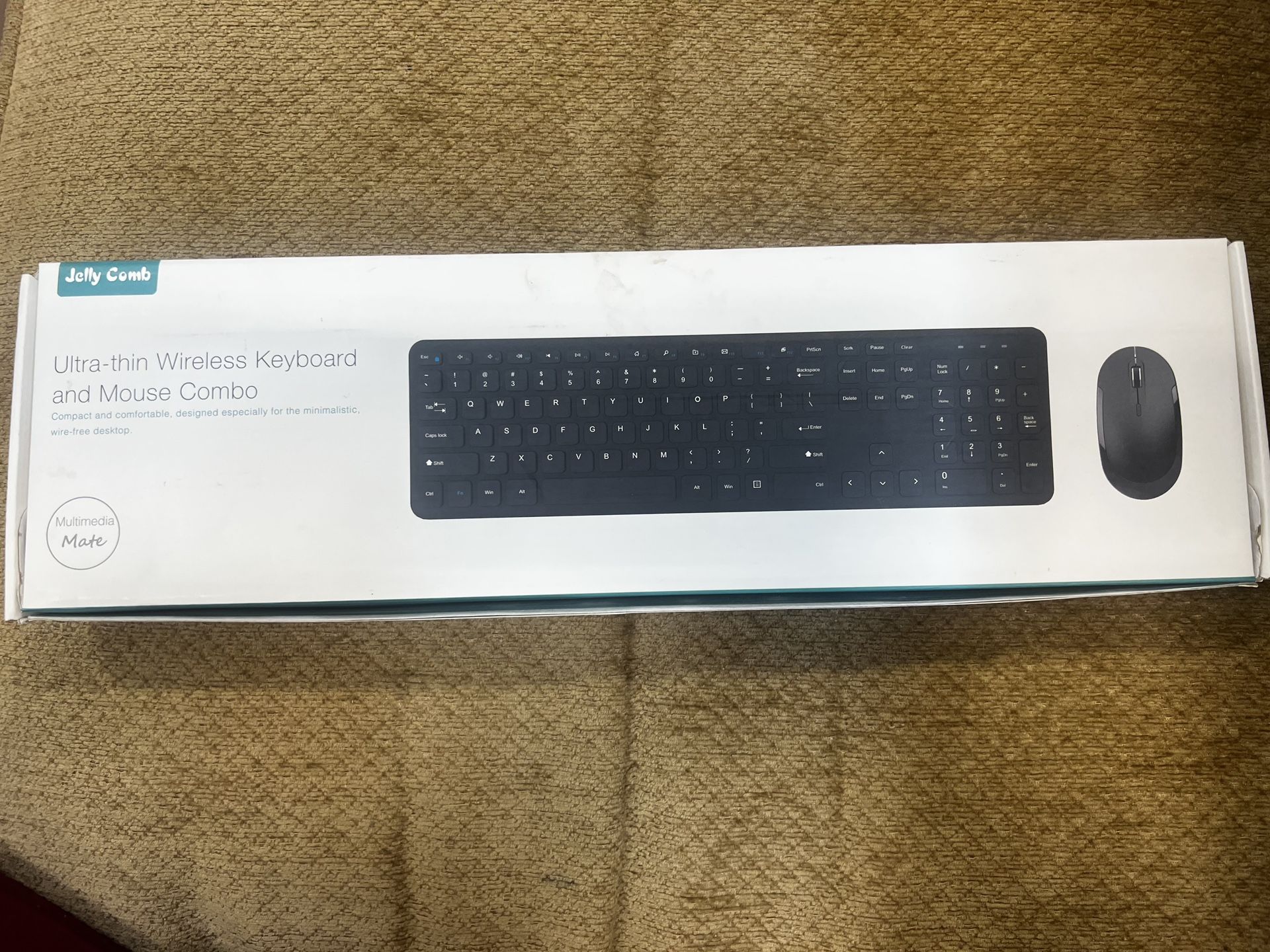 jelly comb wireless mouse and keyboard