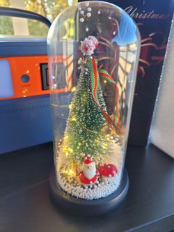   Christmas Globe with Light Up Tree